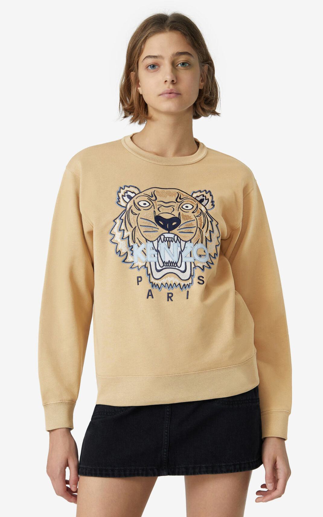 Kenzo Tiger Ženska Puloverji Bež SI-4879464